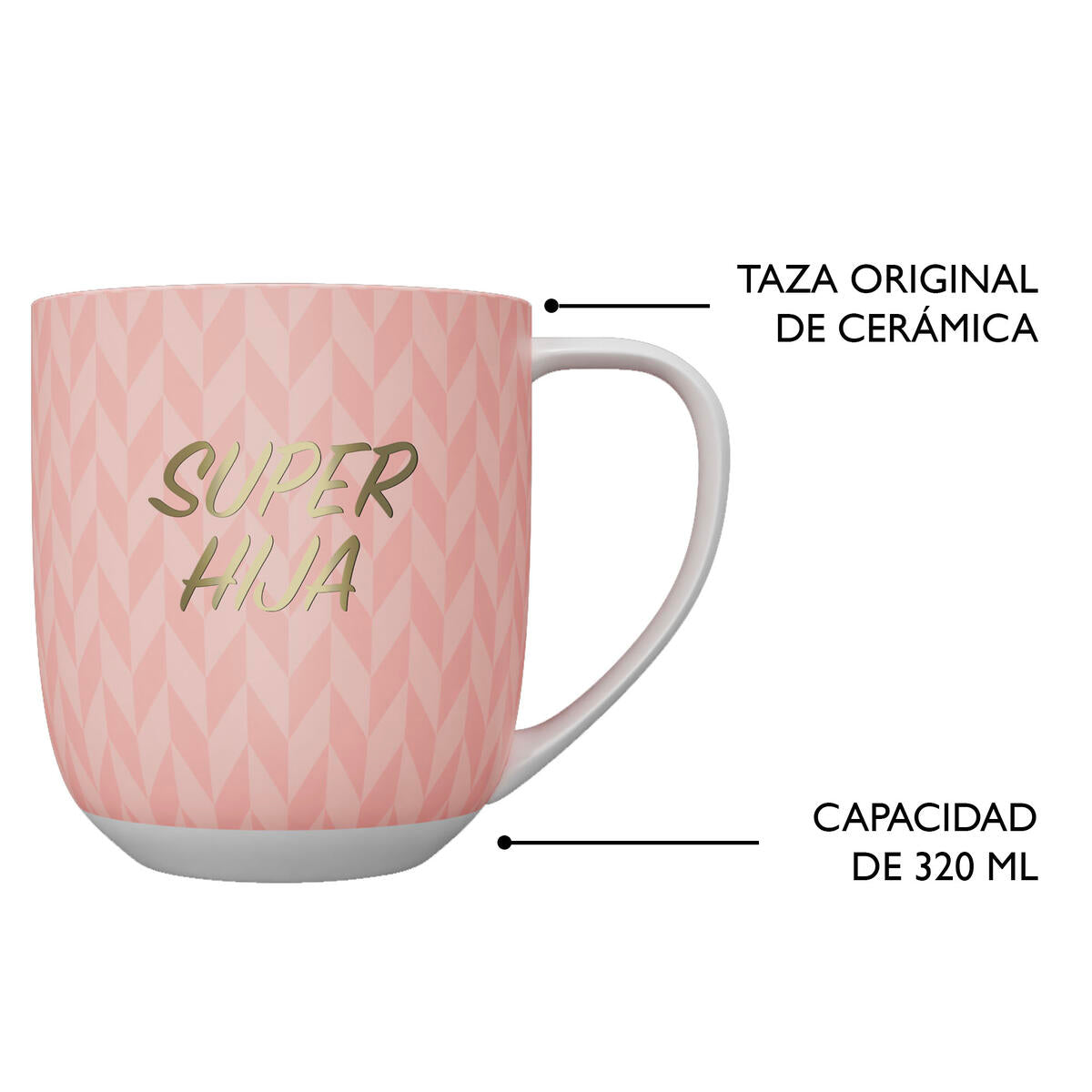 Taza tema Familiar Super Hija 5
