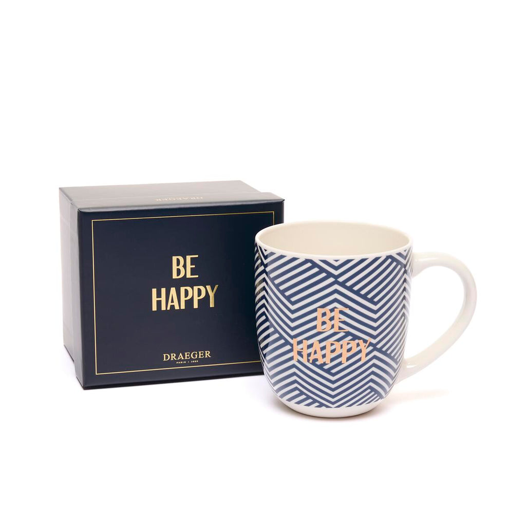 Taza con Mensaje Be Happy 2