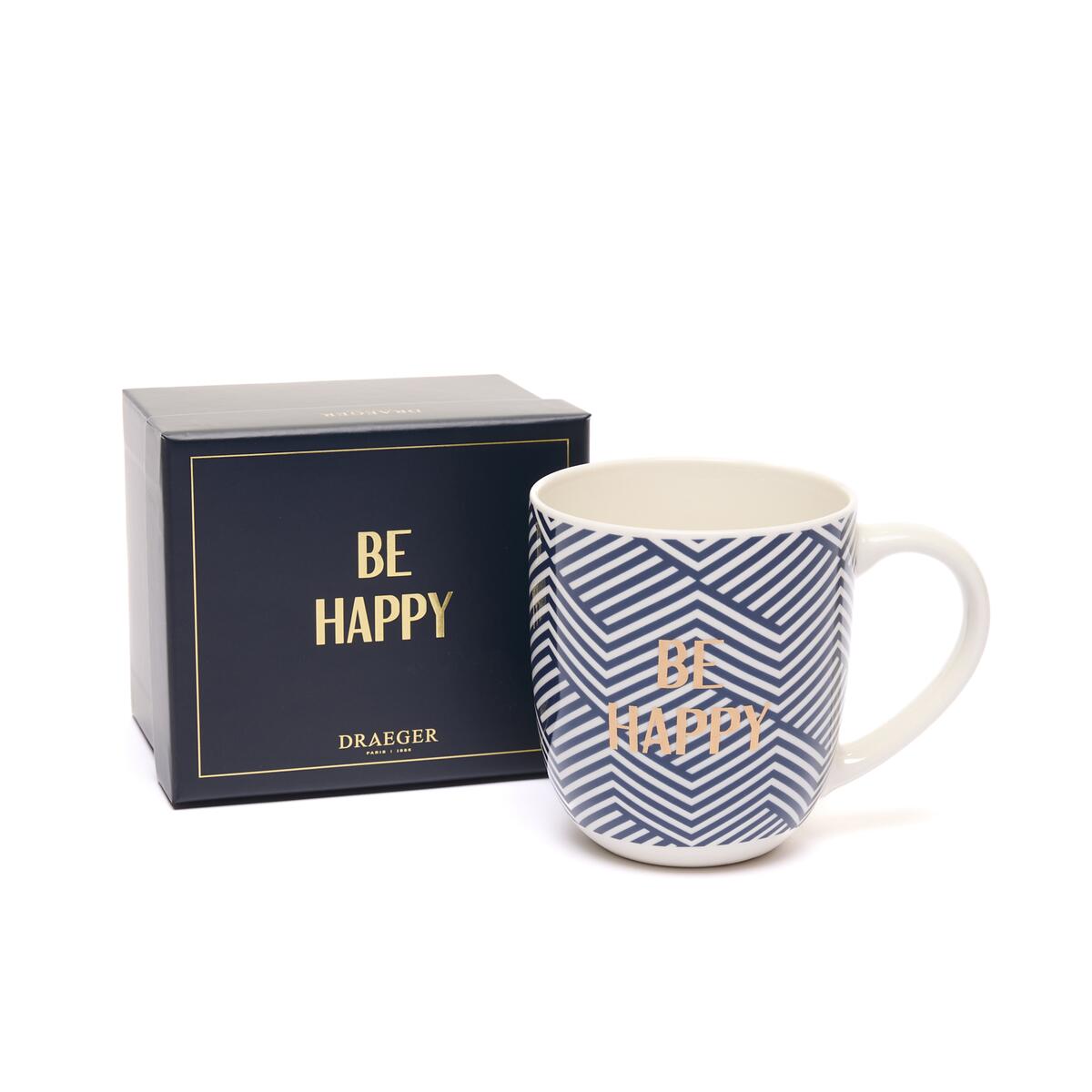 Taza con Mensaje Be Happy 2