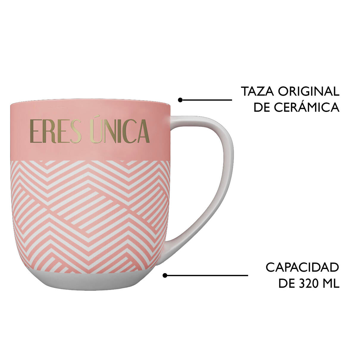 Taza tema Afecto Eres Única 5