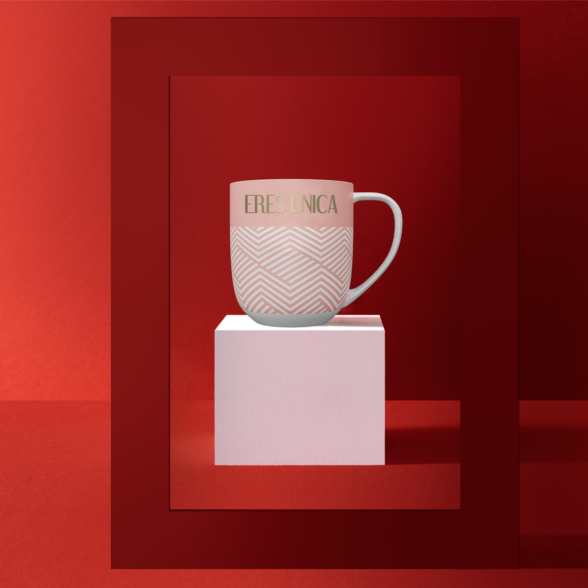 Taza tema afecto Eres Única 6