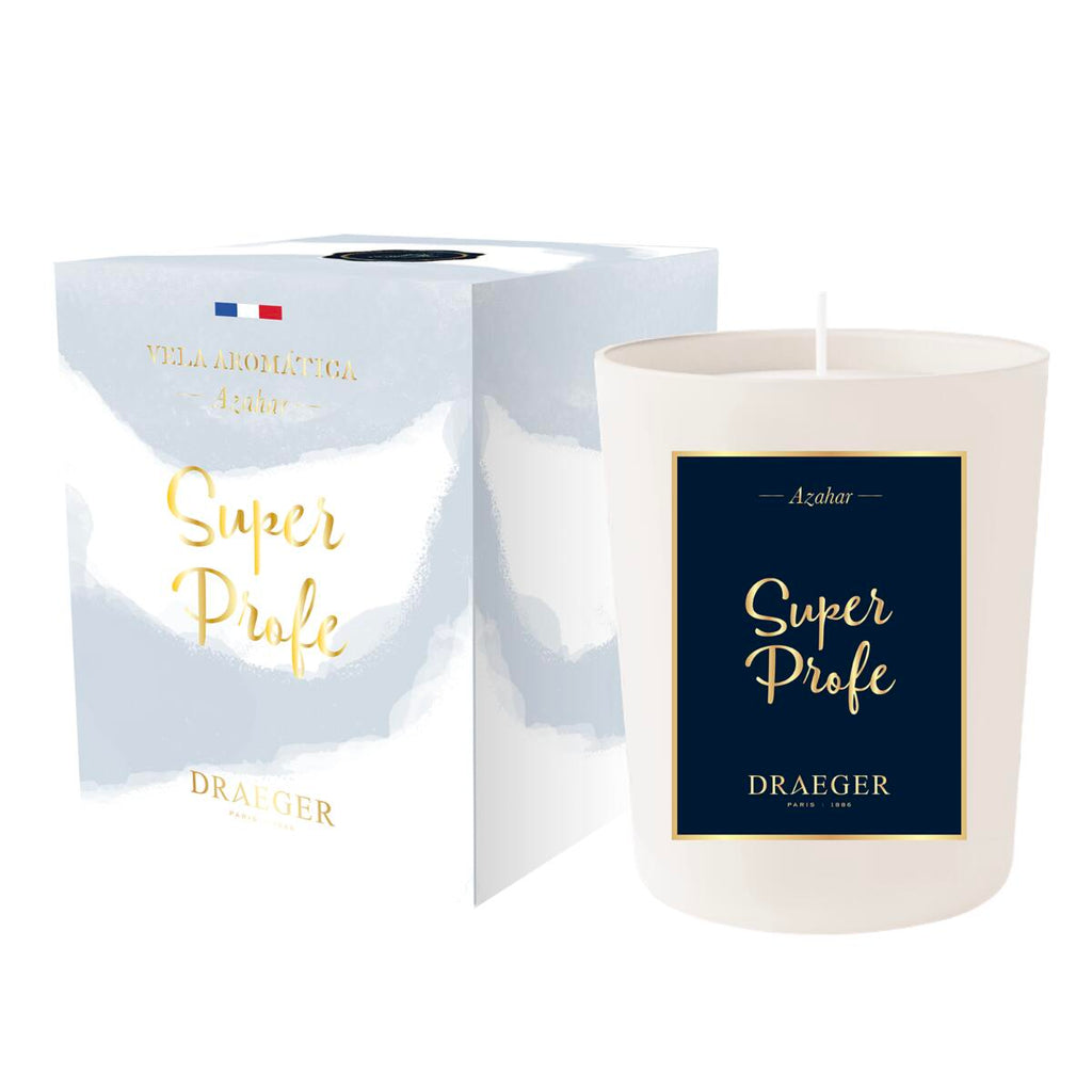 Velas tema Afecto y Fragancia Azahar Super Profe 3