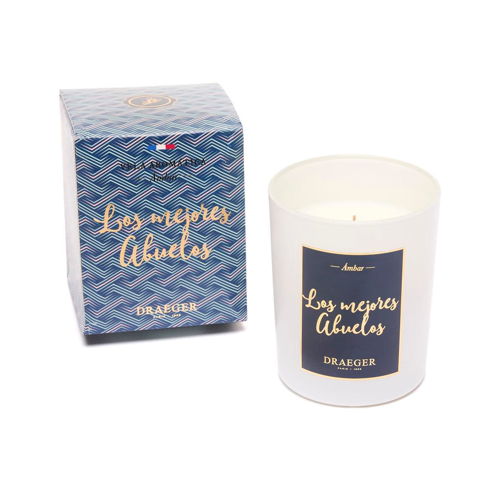Velas tema Familiar y Fragancia Azahar Los Mejores Abuelos 2