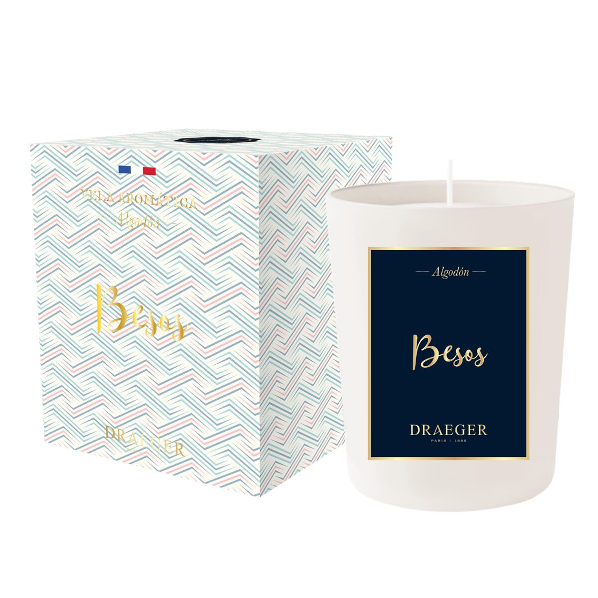 Velas con Mensaje y Fragancia Azahar Besos 3