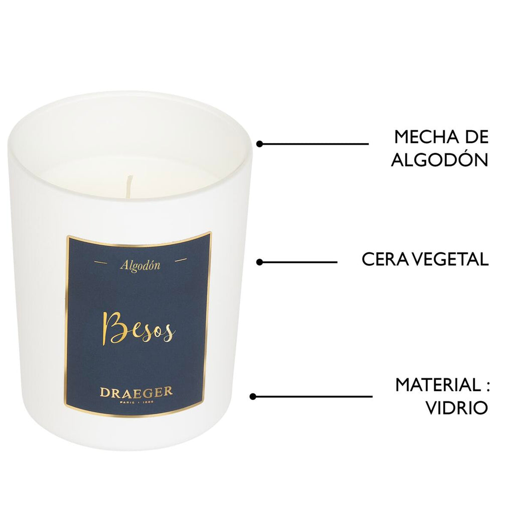 Velas con Mensaje y Fragancia Azahar Besos 5