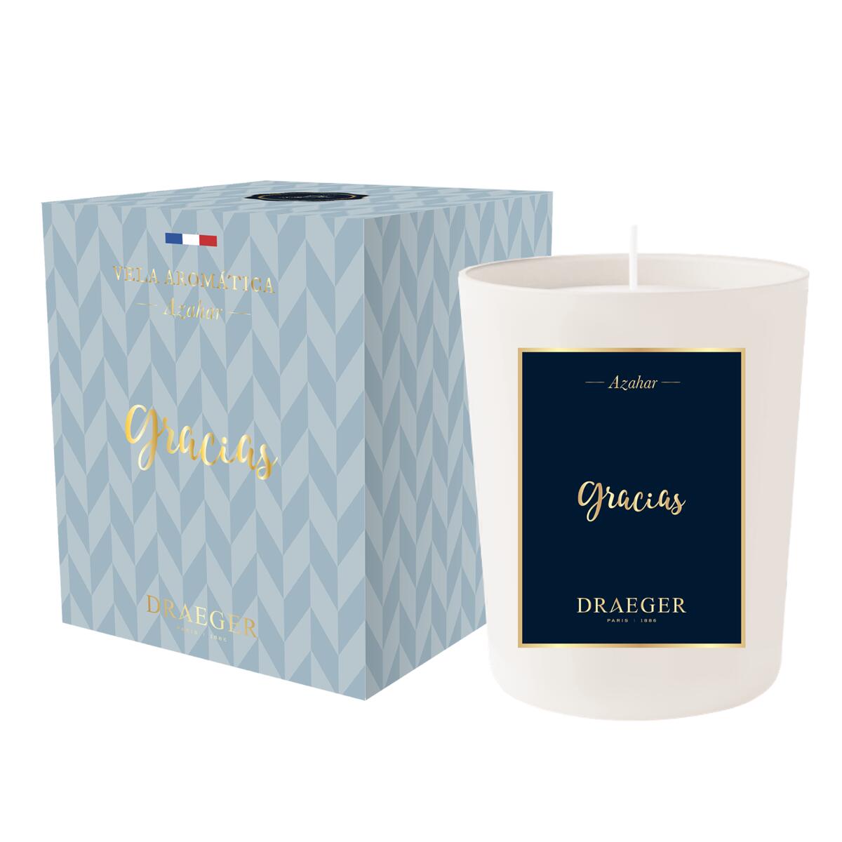 Velas con Mensaje y Fragancia Azahar Gracias 3