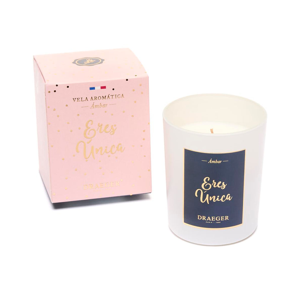 Velas tema Afecto y Fragancia Azahar Eres unica 2