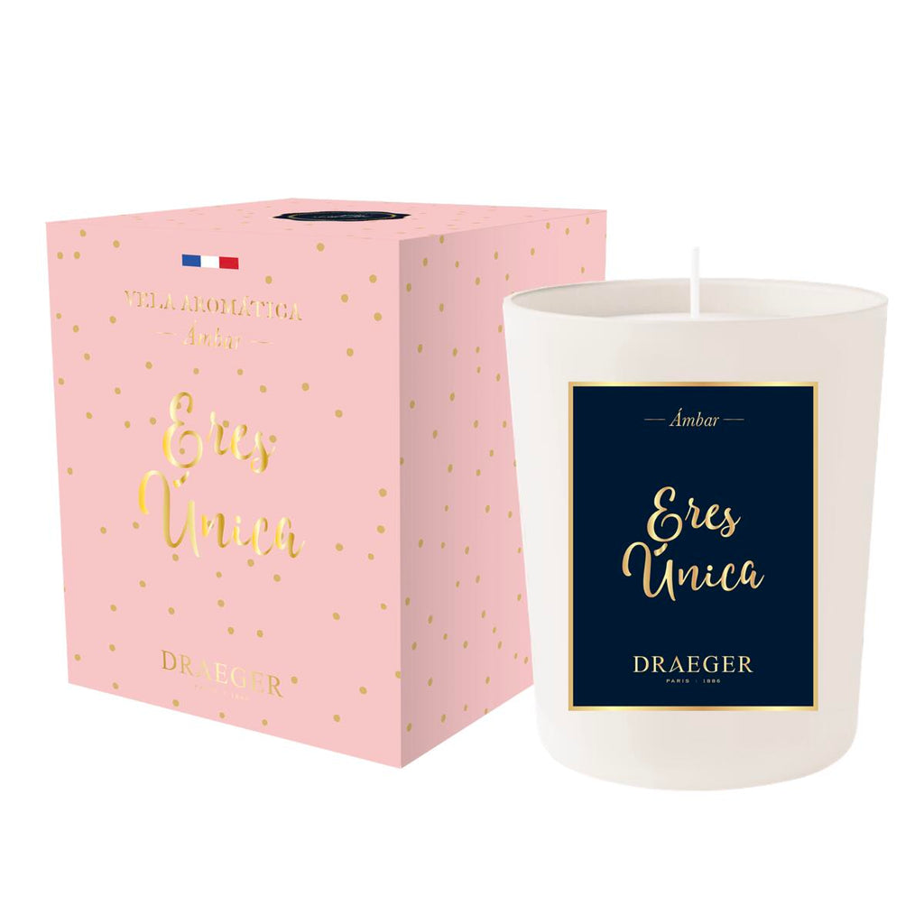 Velas tema Afecto y Fragancia Azahar Eres unica 3