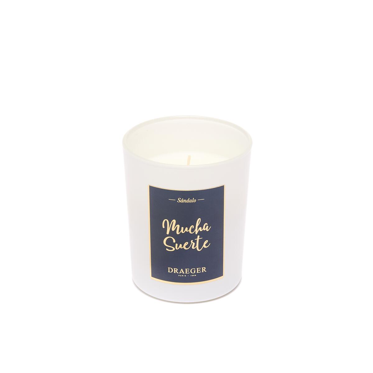 Velas con Mensaje y Fragancia Azahar Mucha suerte 1