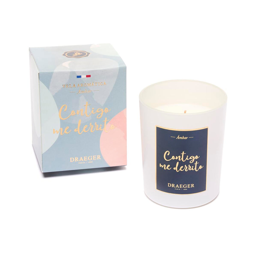 Velas tema Afecto y Fragancia Azahar Contigo me derrito 2