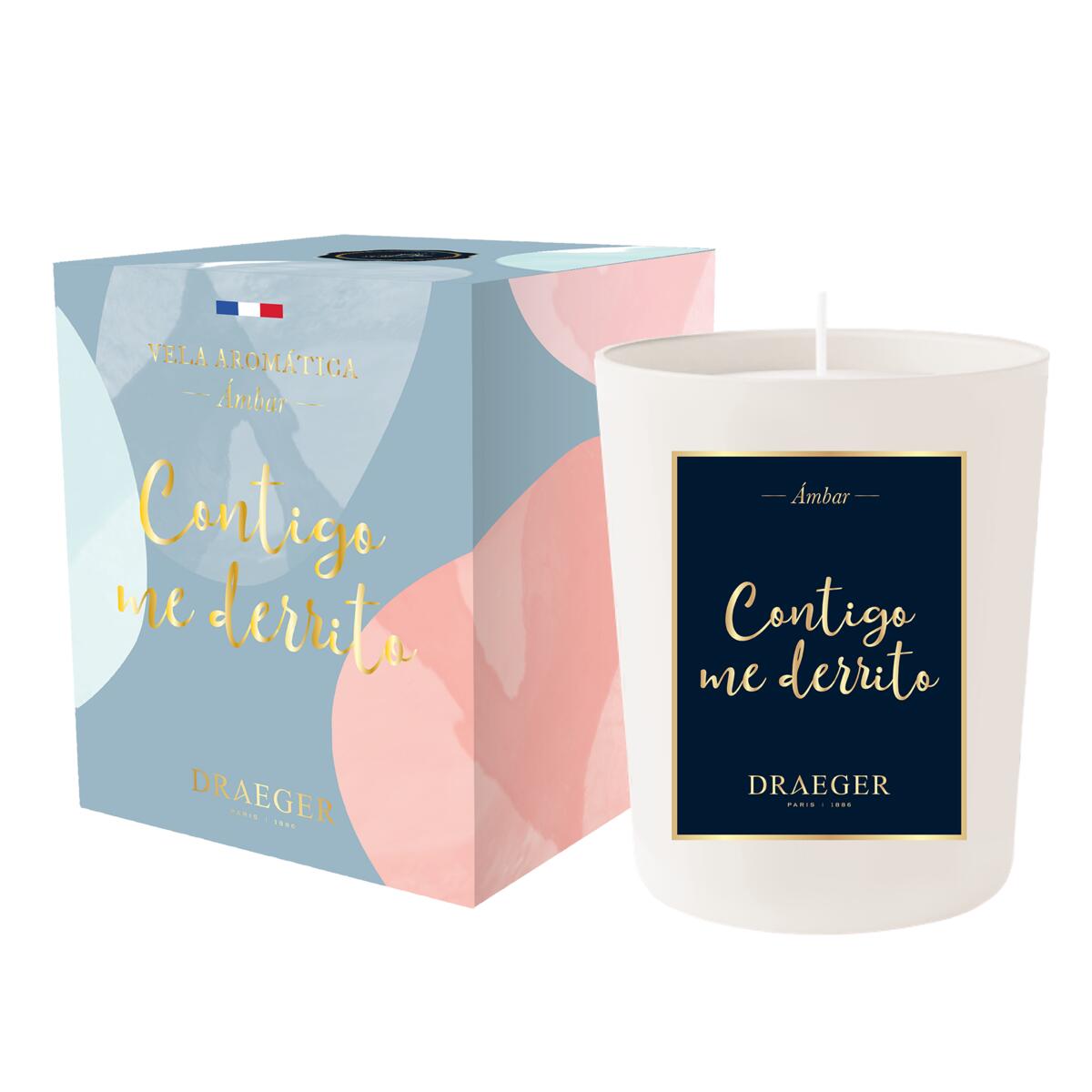 Velas tema Afecto y Fragancia Azahar Contigo me derrito 3