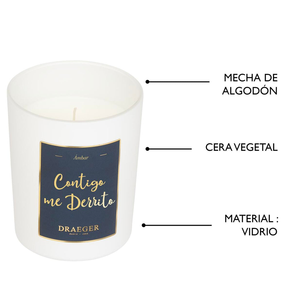 Velas tema Afecto y Fragancia Azahar Contigo me derrito 5