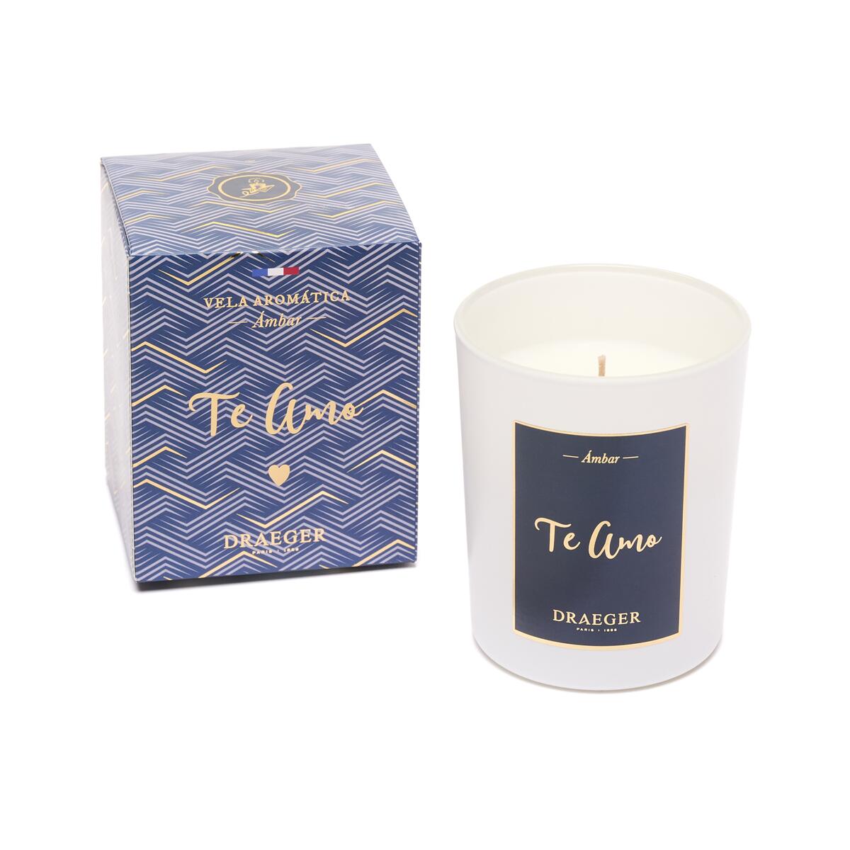 Velas tema Afecto y Fragancia Azahar Te amo 2