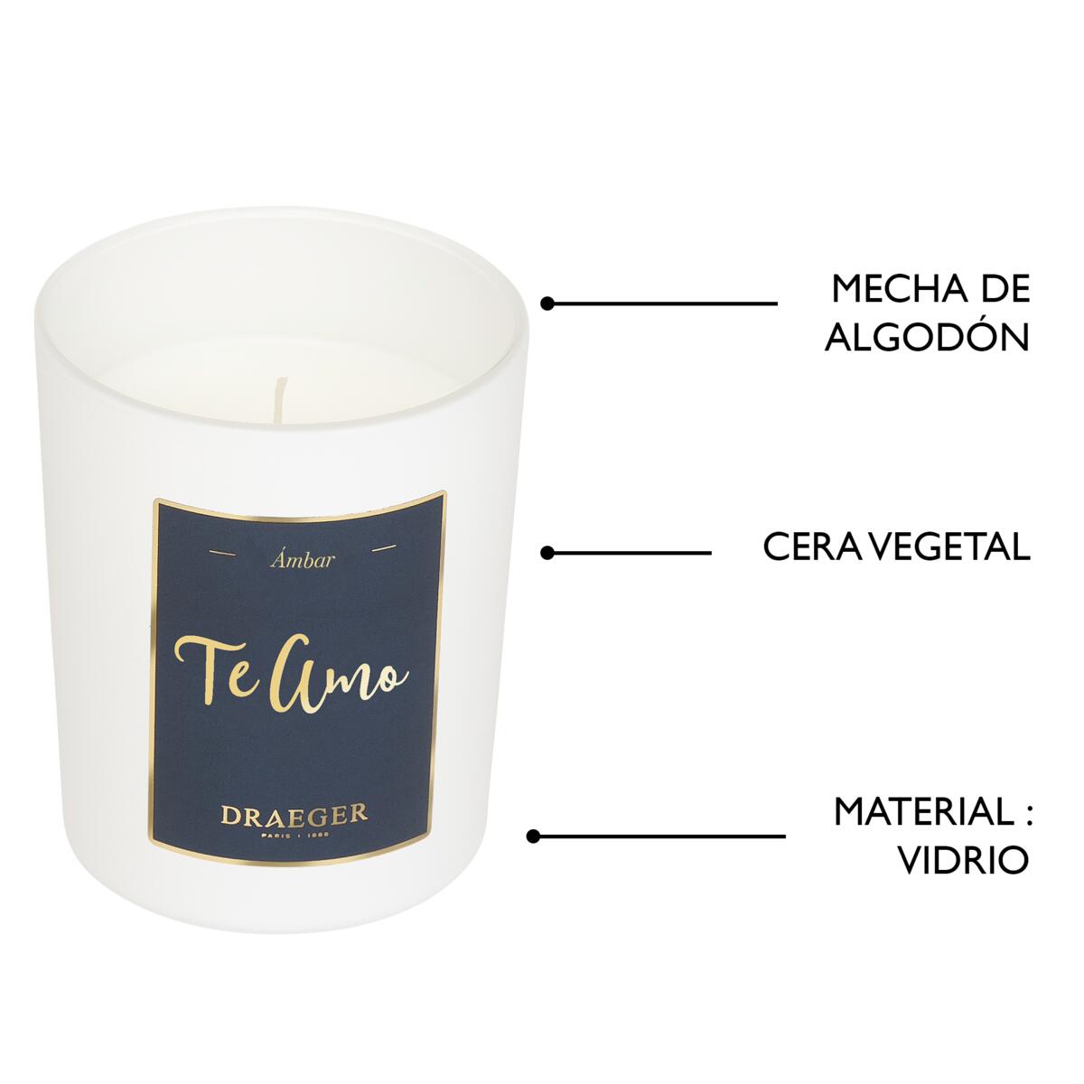 Velas tema Afecto y Fragancia Azahar Te amo 5