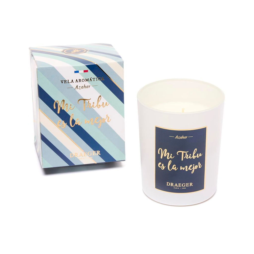 Velas tema Familiar y Fragancia Azahar Mi Tribu es la Mejor 2