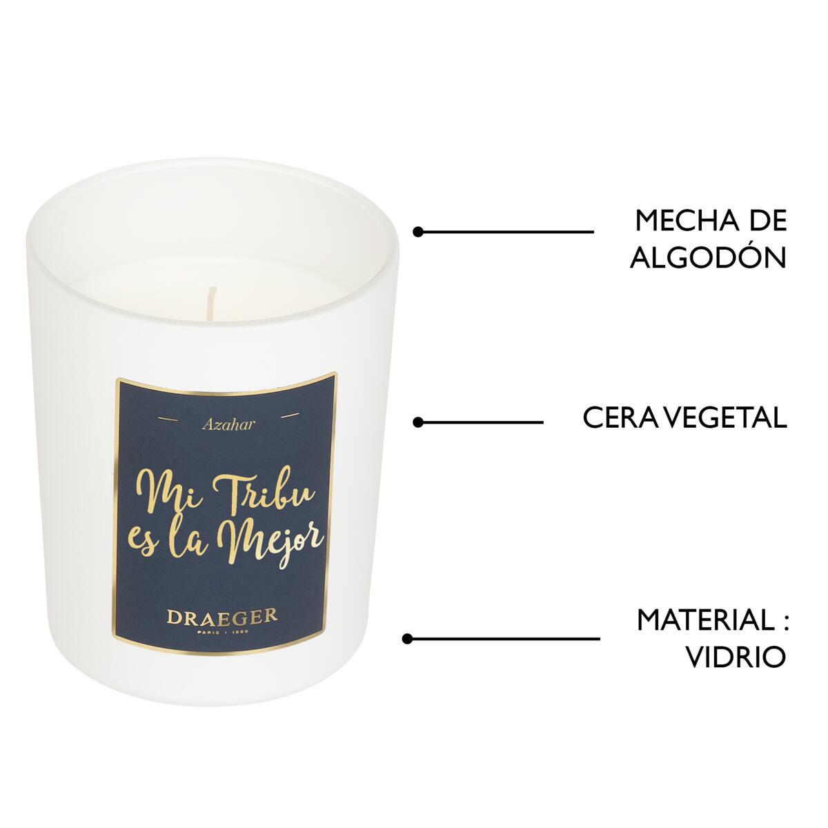 Velas tema Familiar y Fragancia Azahar Mi Tribu es la Mejor 5