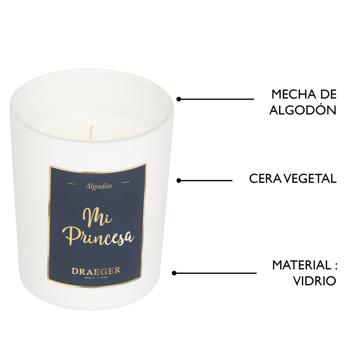 Velas tema Afecto y Fragancia Azahar Mi princesa 5