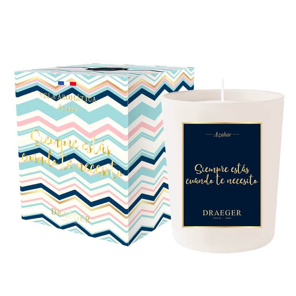 Velas tema Afecto y Fragancia Azahar Siempre estas cuando te necesito 3