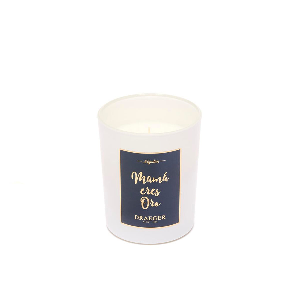Velas tema Familiar y Fragancia Azahar Mamá Eres Oro 1