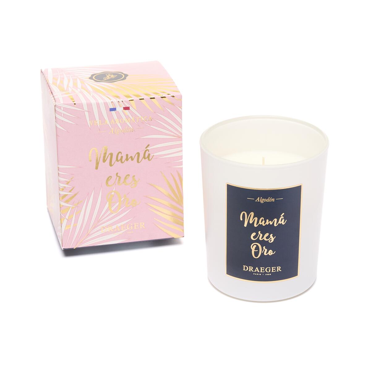 Velas tema Familiar y Fragancia Azahar Mamá Eres Oro 2