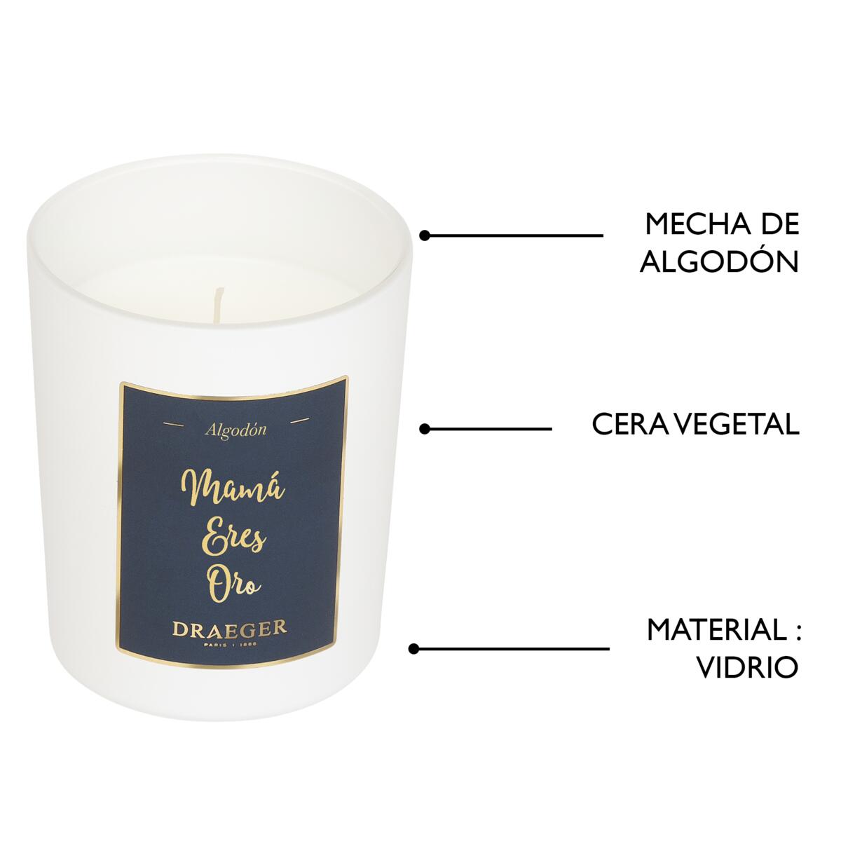 Velas tema Familiar y Fragancia Azahar Mamá Eres Oro 5