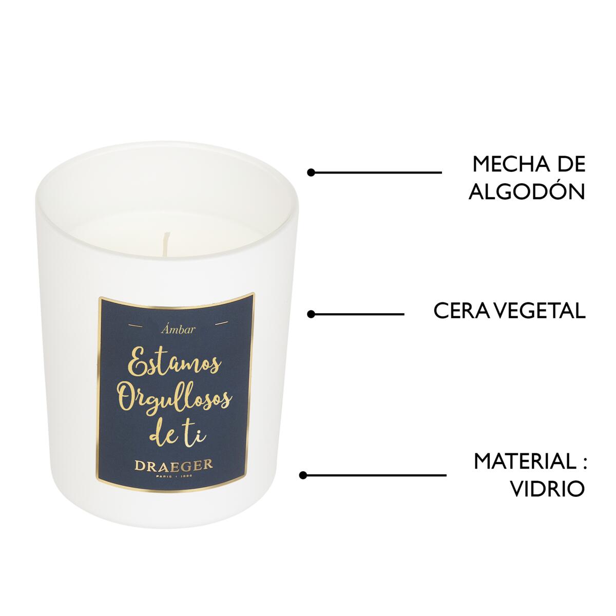 Velas tema Afecto y Fragancia Azahar Estamos orgullosos de ti 5