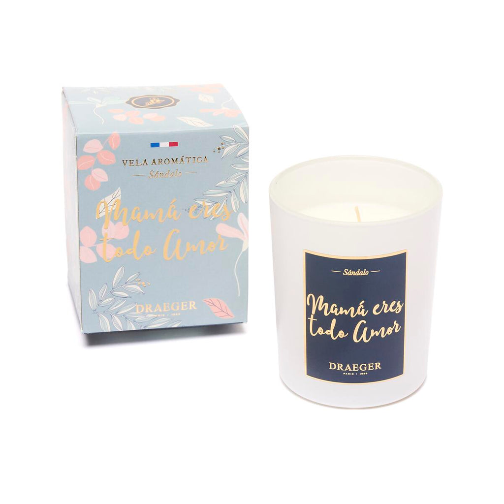 Velas tema Familiar y Fragancia Azahar Mamá Eres todo Amor 2