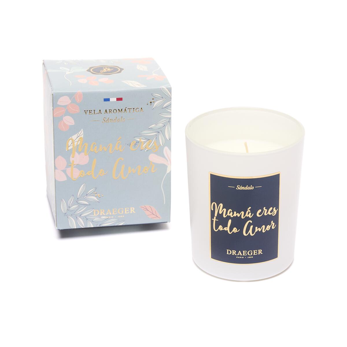 Velas tema Familiar y Fragancia Azahar Mamá Eres todo Amor 2