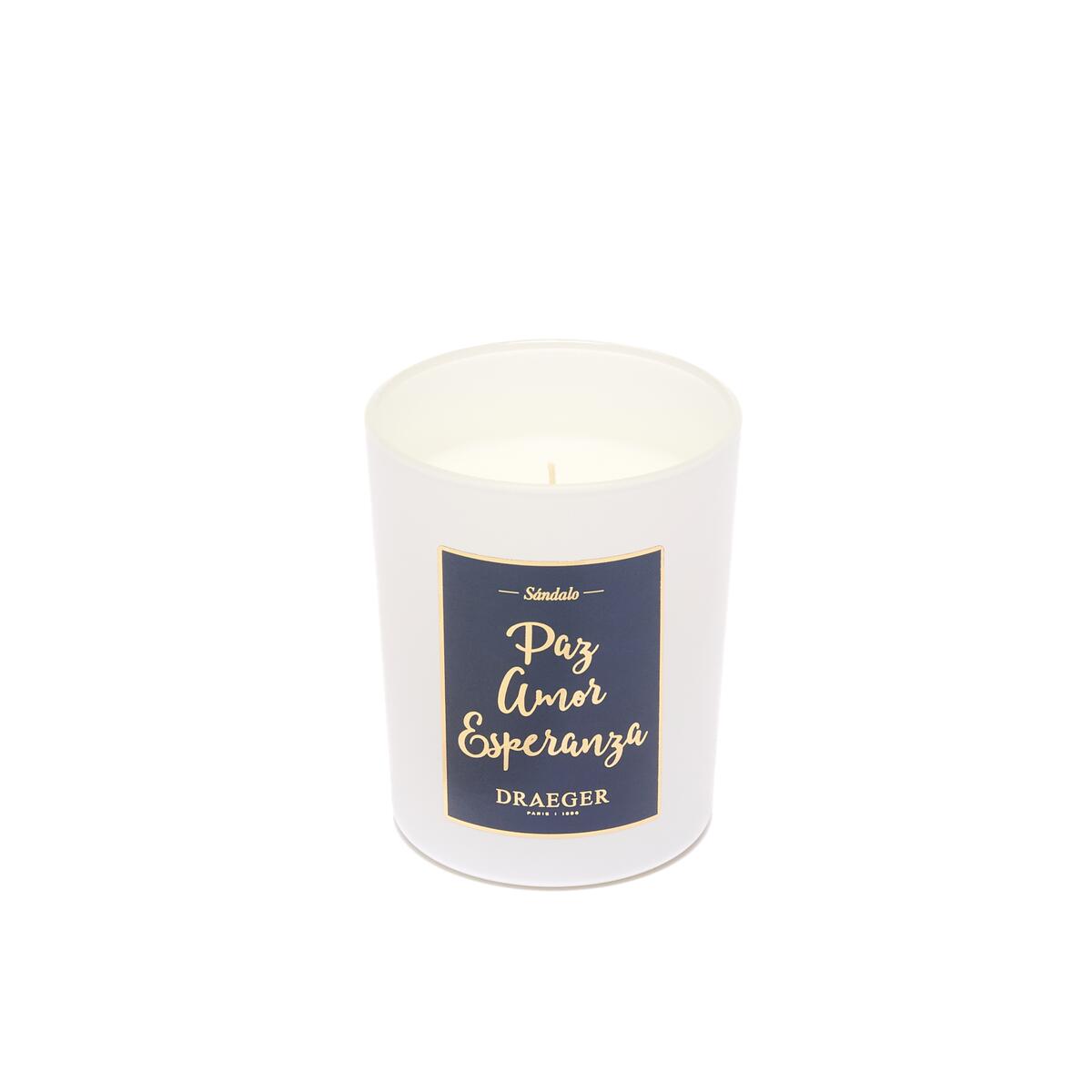 Velas con Mensaje y Fragancia Azahar Paz Amor Esperanza 1