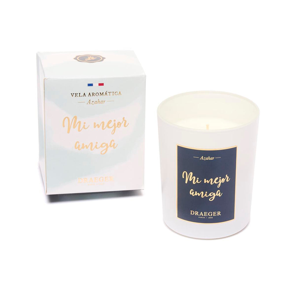 Velas tema Afecto y Fragancia Azahar Mi mejor amiga 2