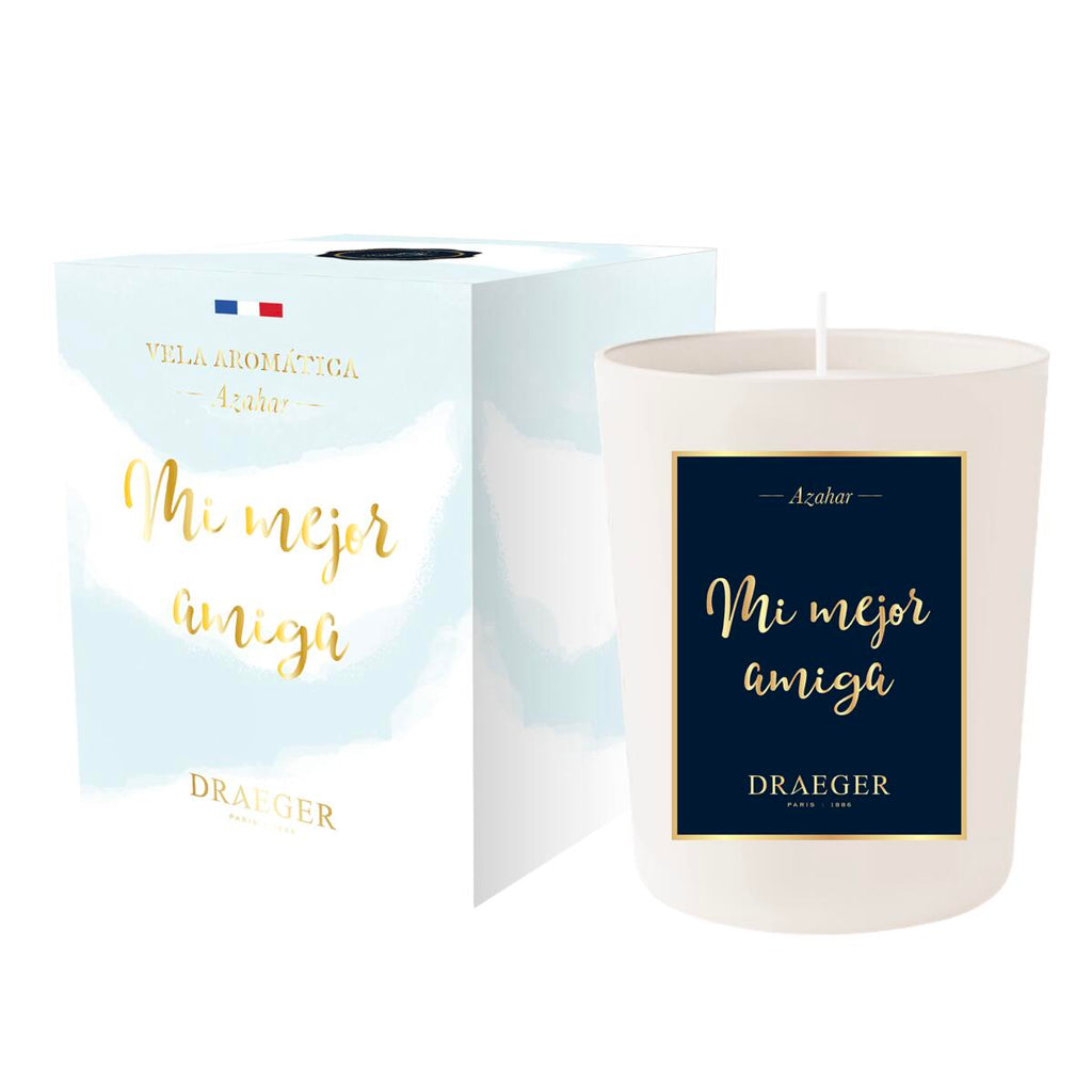 Velas tema Afecto y Fragancia Azahar Mi mejor amiga 3