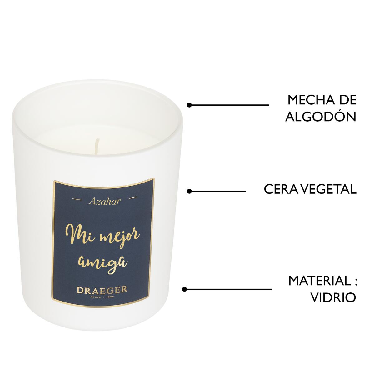 Velas tema Afecto y Fragancia Azahar Mi mejor amiga 5