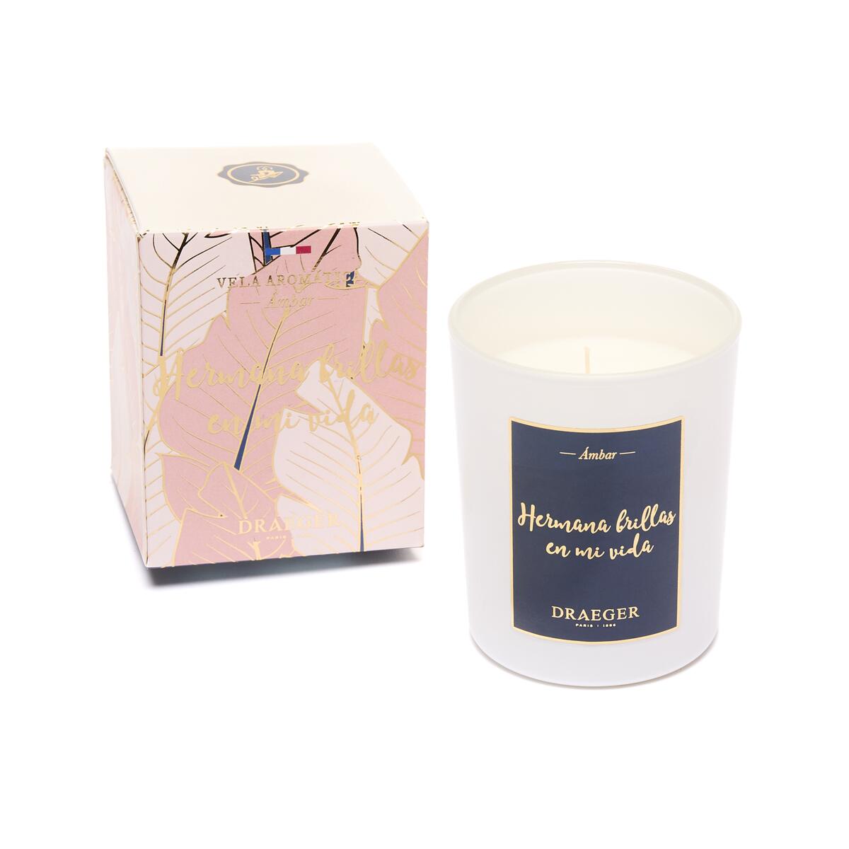 Velas tema Familiar y Fragancia Azahar Hermana Brillas en mi Vida 2