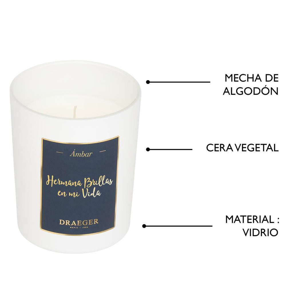 Velas tema Familiar y Fragancia Azahar Hermana Brillas en mi Vida 5