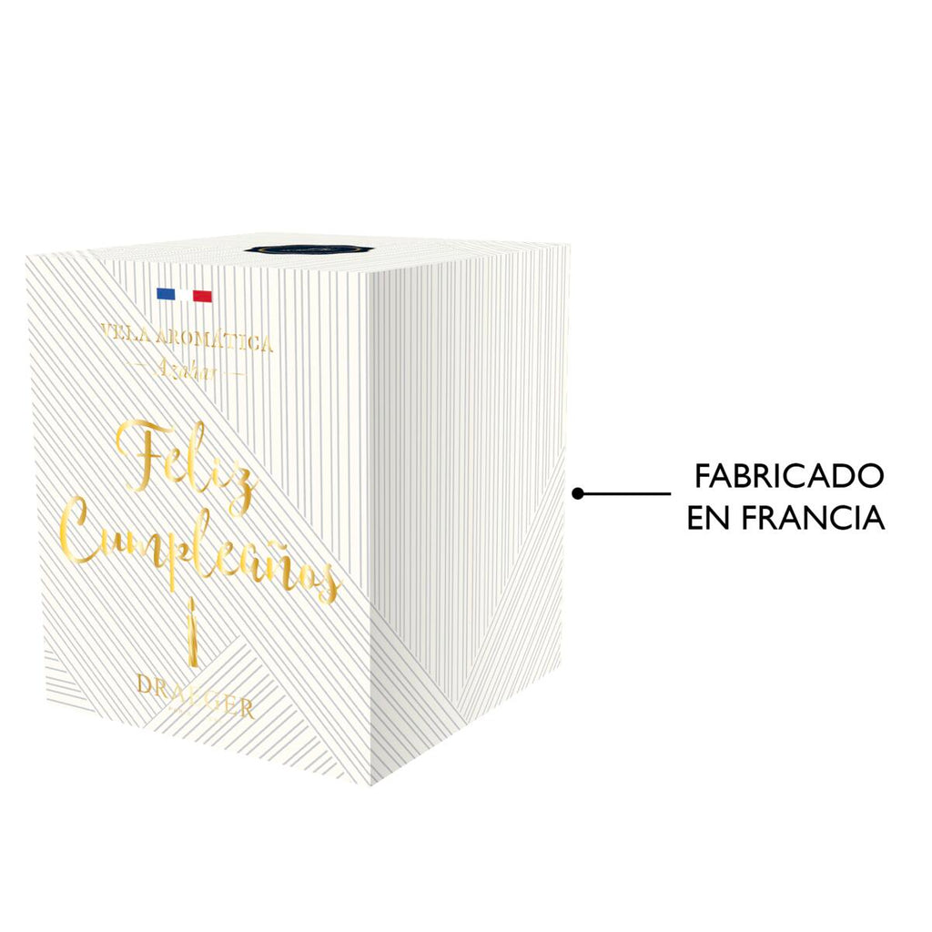 Velas con Mensaje y Fragancia Azahar Feliz Cumpleaños 4