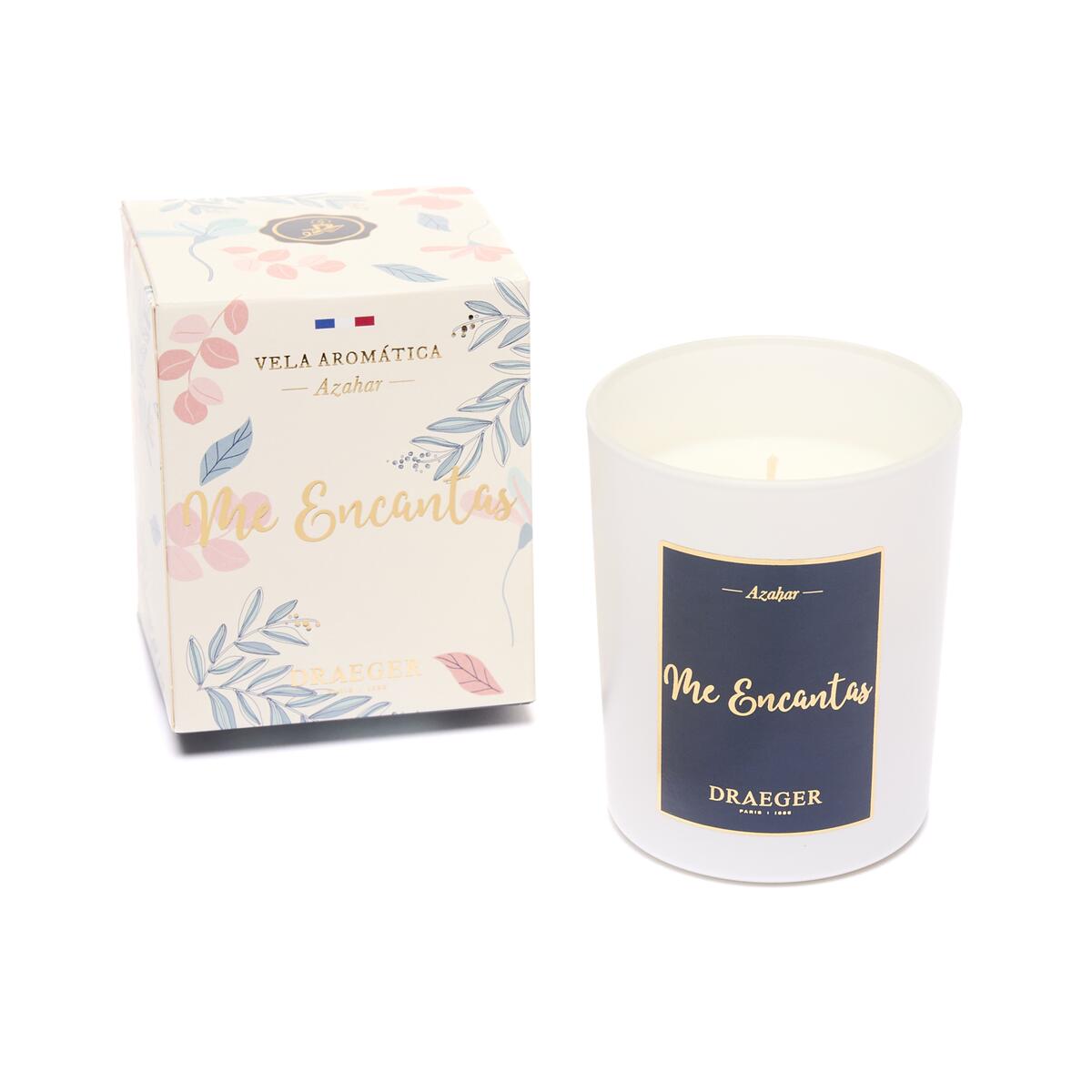 Velas tema Afecto y Fragancia Azahar Me encantas 2