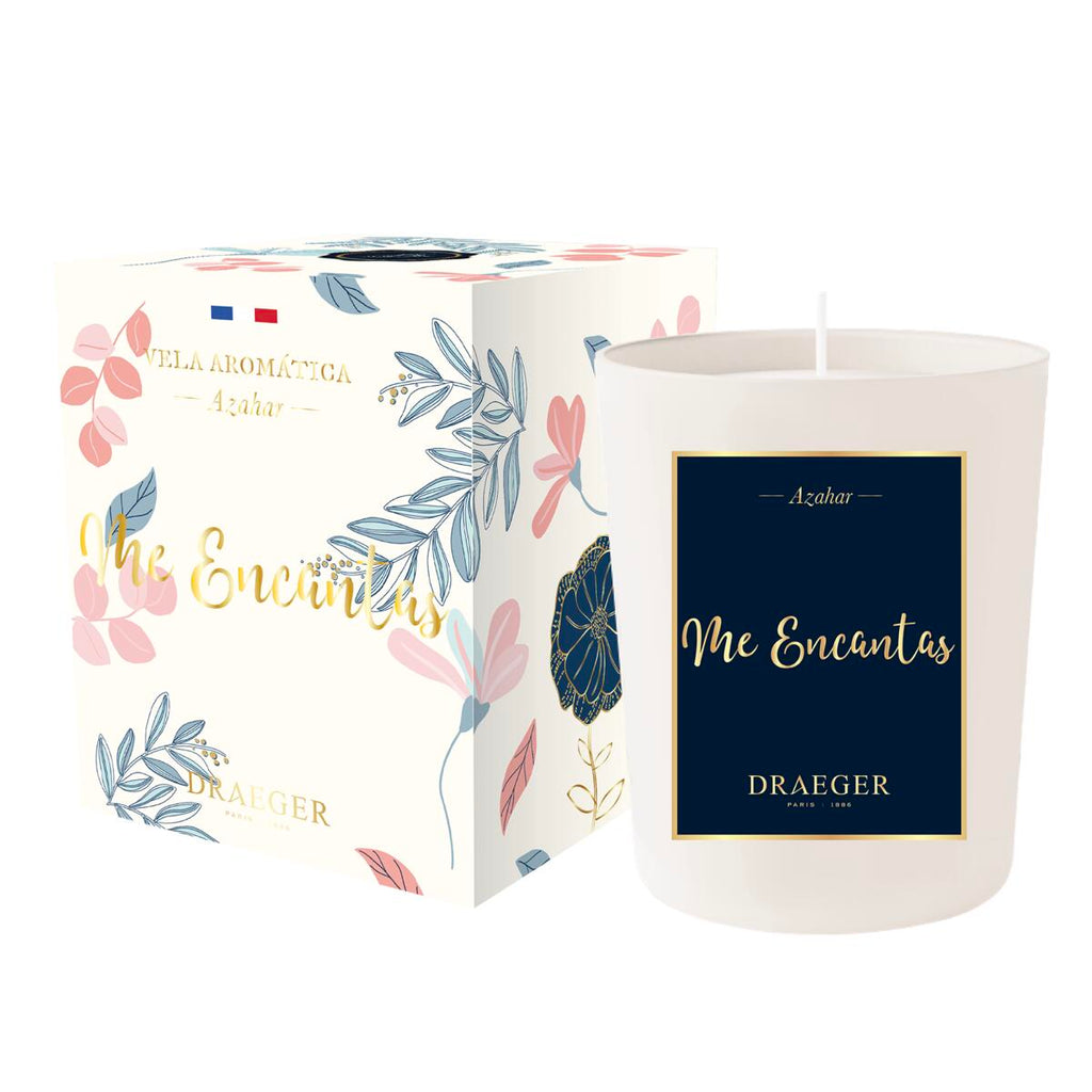 Velas tema Afecto y Fragancia Azahar Me encantas 3