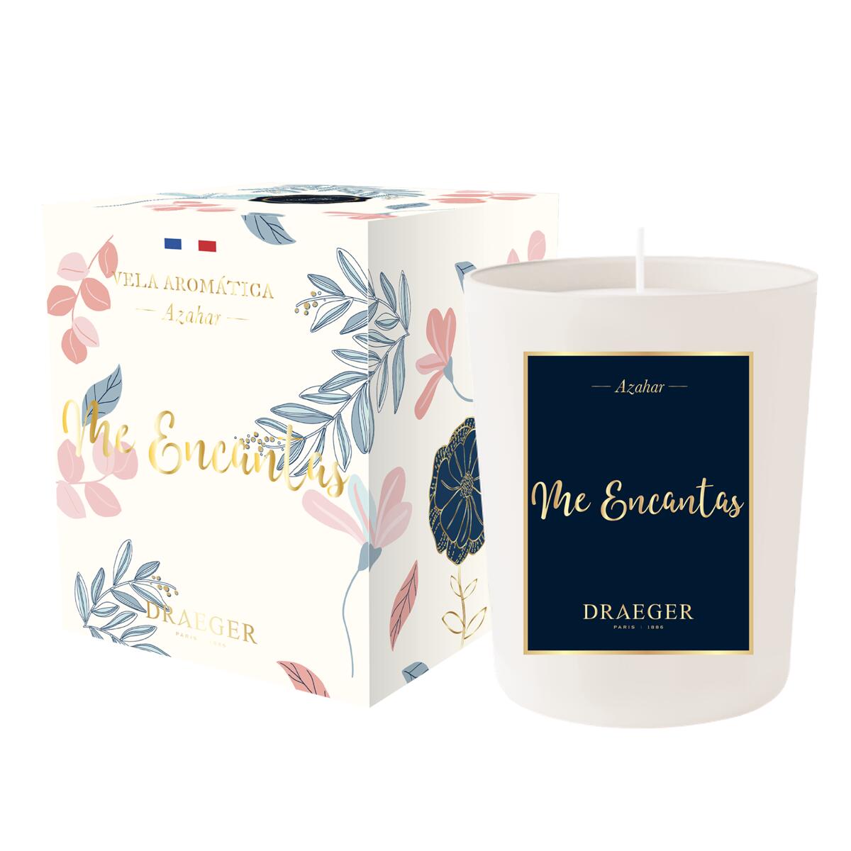 Velas tema Afecto y Fragancia Azahar Me encantas 3