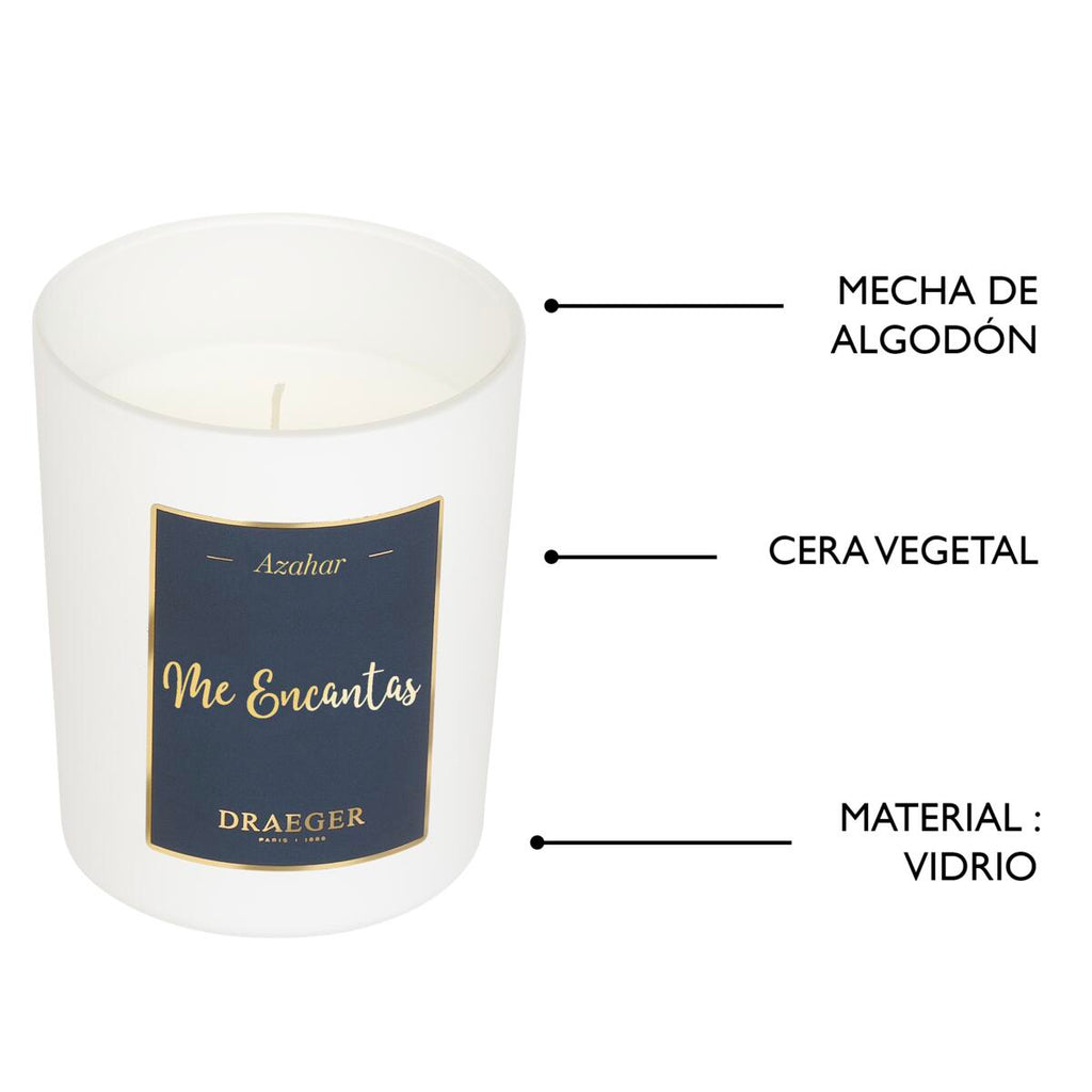 Velas tema Afecto y Fragancia Azahar Me encantas 5