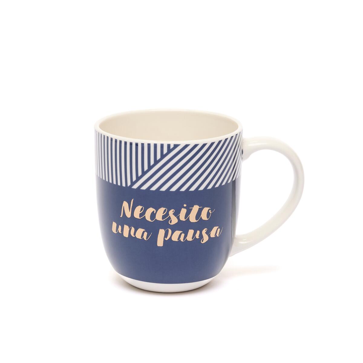 Taza con Mensaje Necesito una Pausa 1