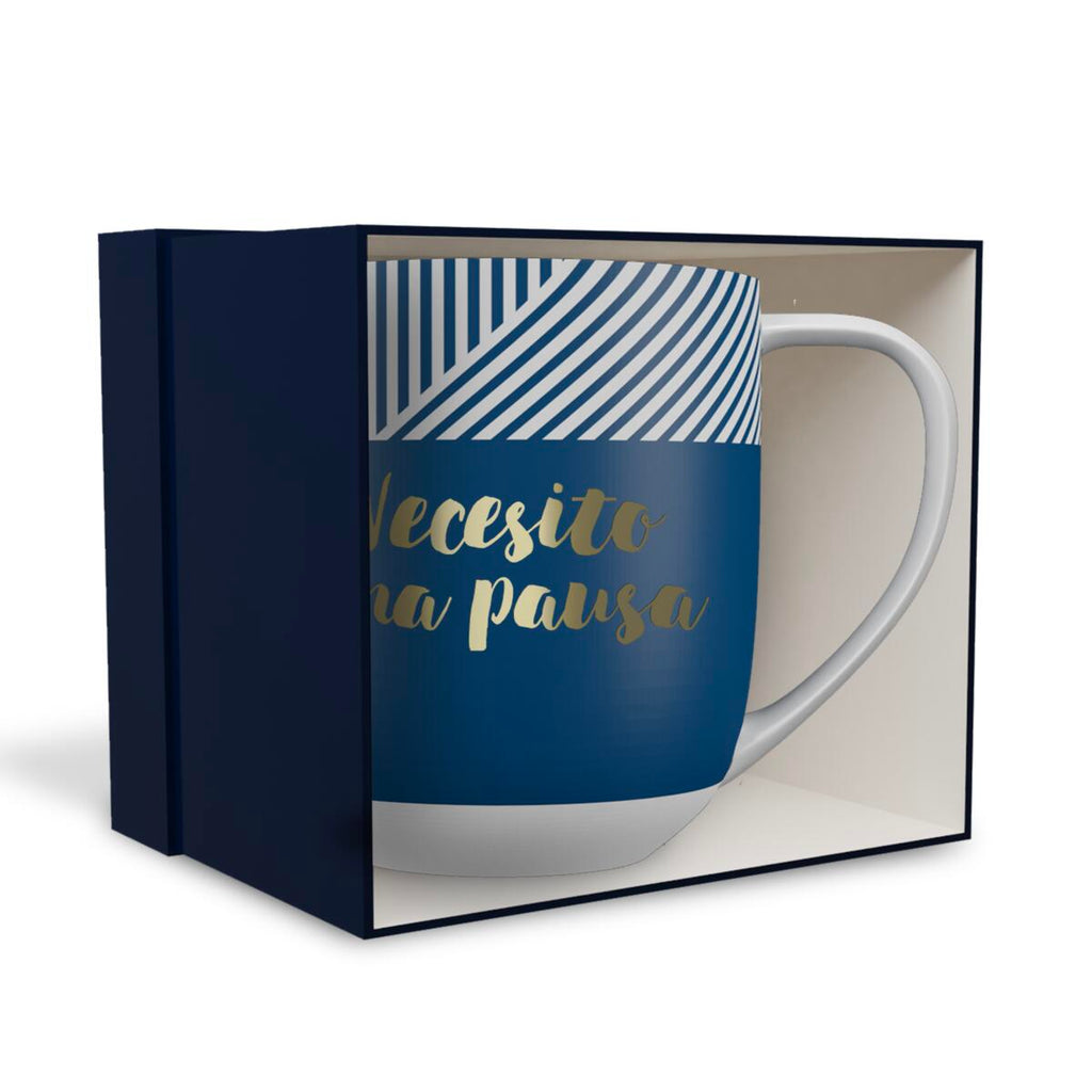 Taza con Mensaje Necesito una Pausa 3
