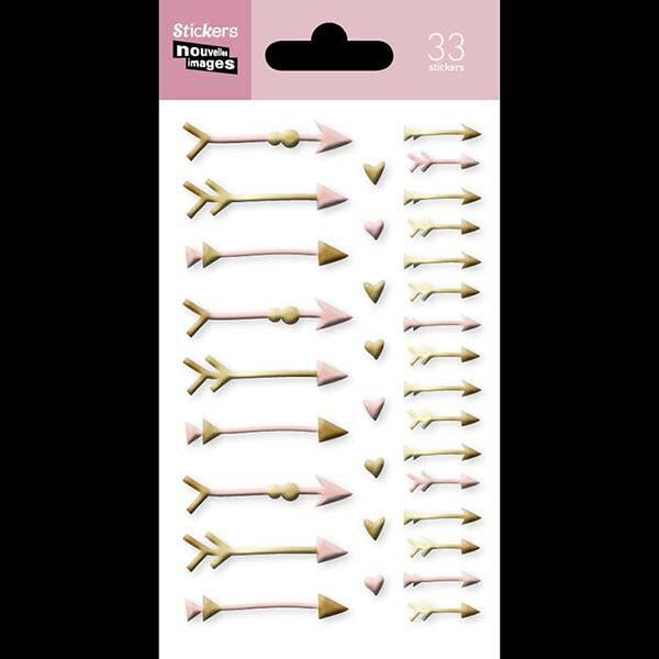 Stickers Flechas Doradas 1