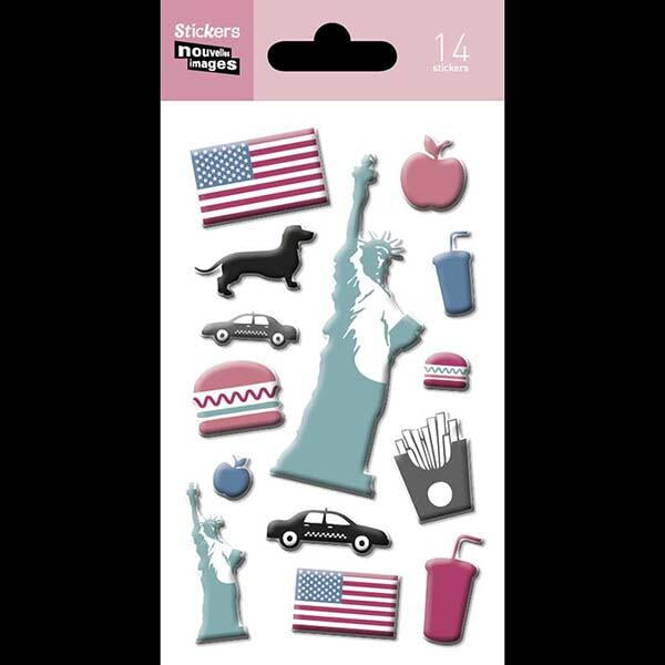 Stickers Nueva York 3D 1