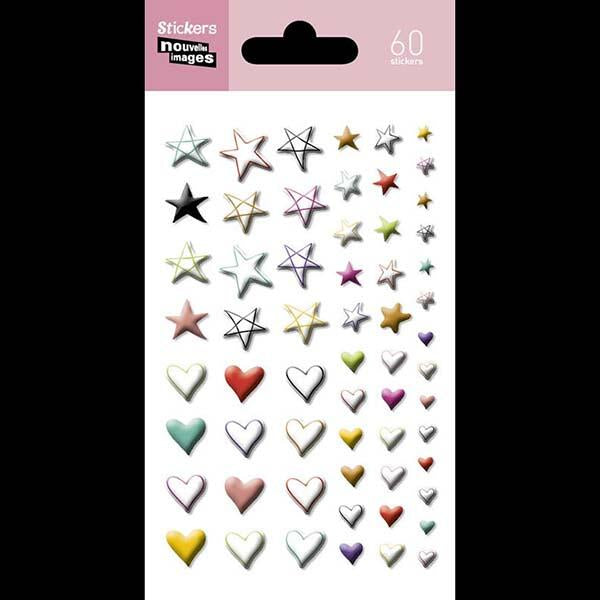 Stickers Estrellas y Corazones 1