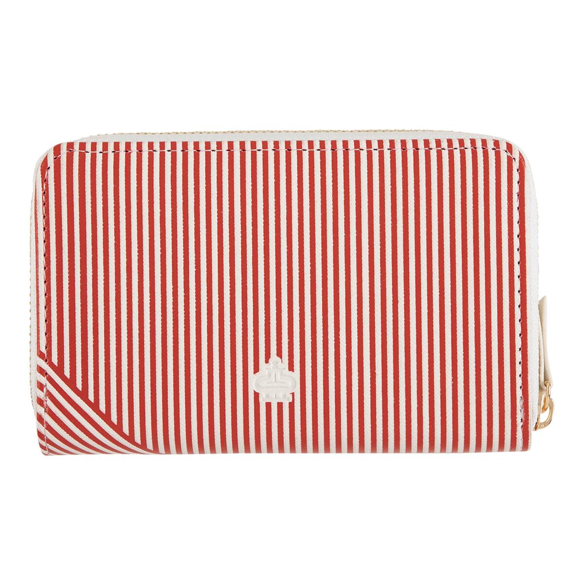 Cartera estampada Rojo gráfico blanco 3