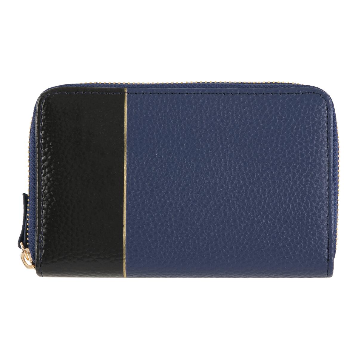 Cartera estampada Gráfico negro azul 1