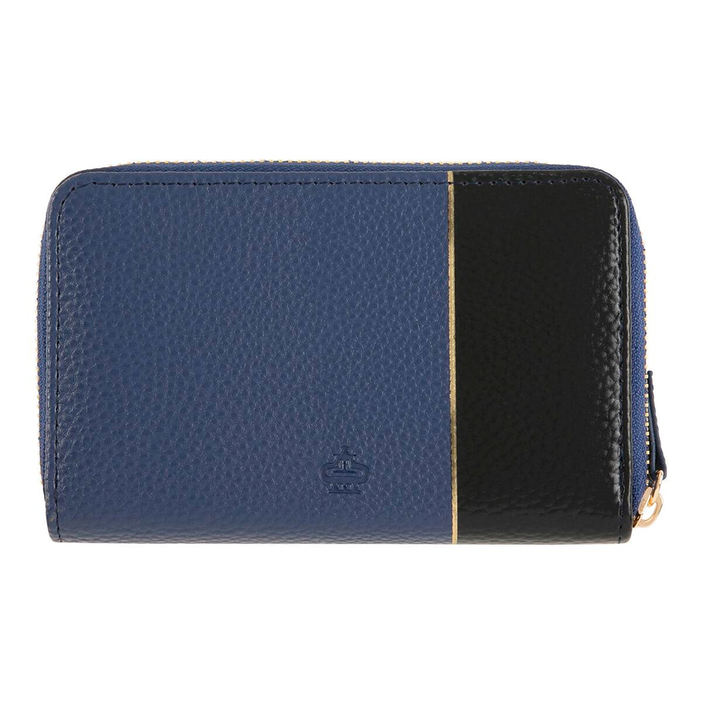 Cartera estampada Gráfico negro azul 3
