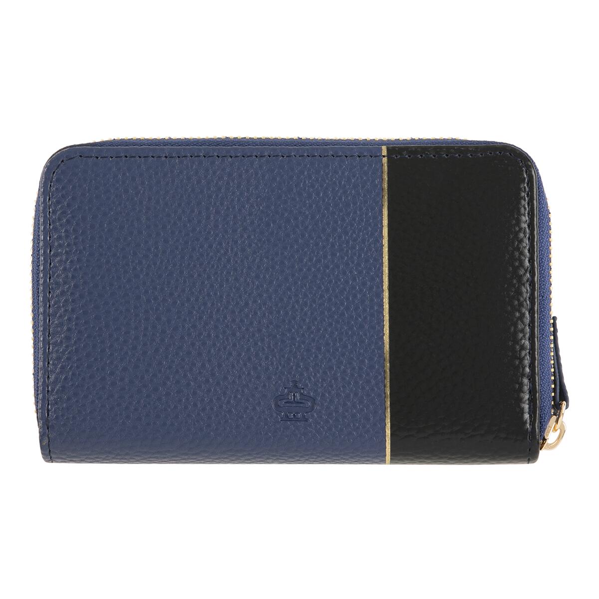 Cartera estampada Gráfico negro azul 3