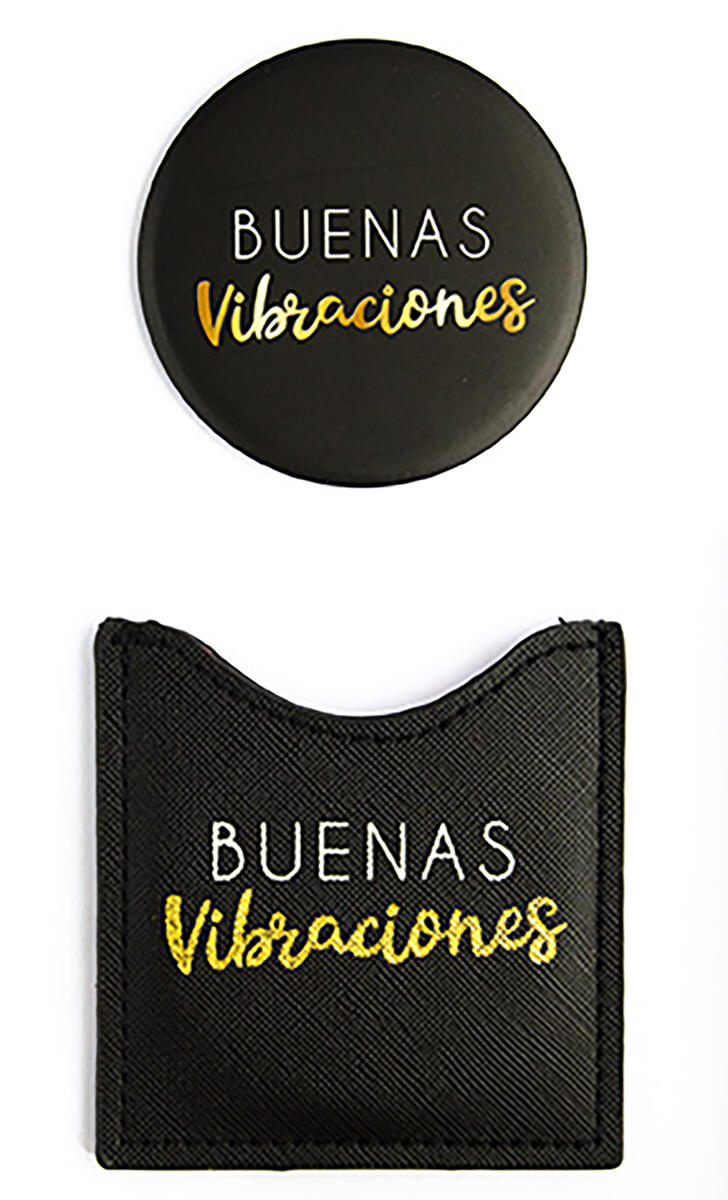 Espejo de bolsillo Buenas Vibraciones 1