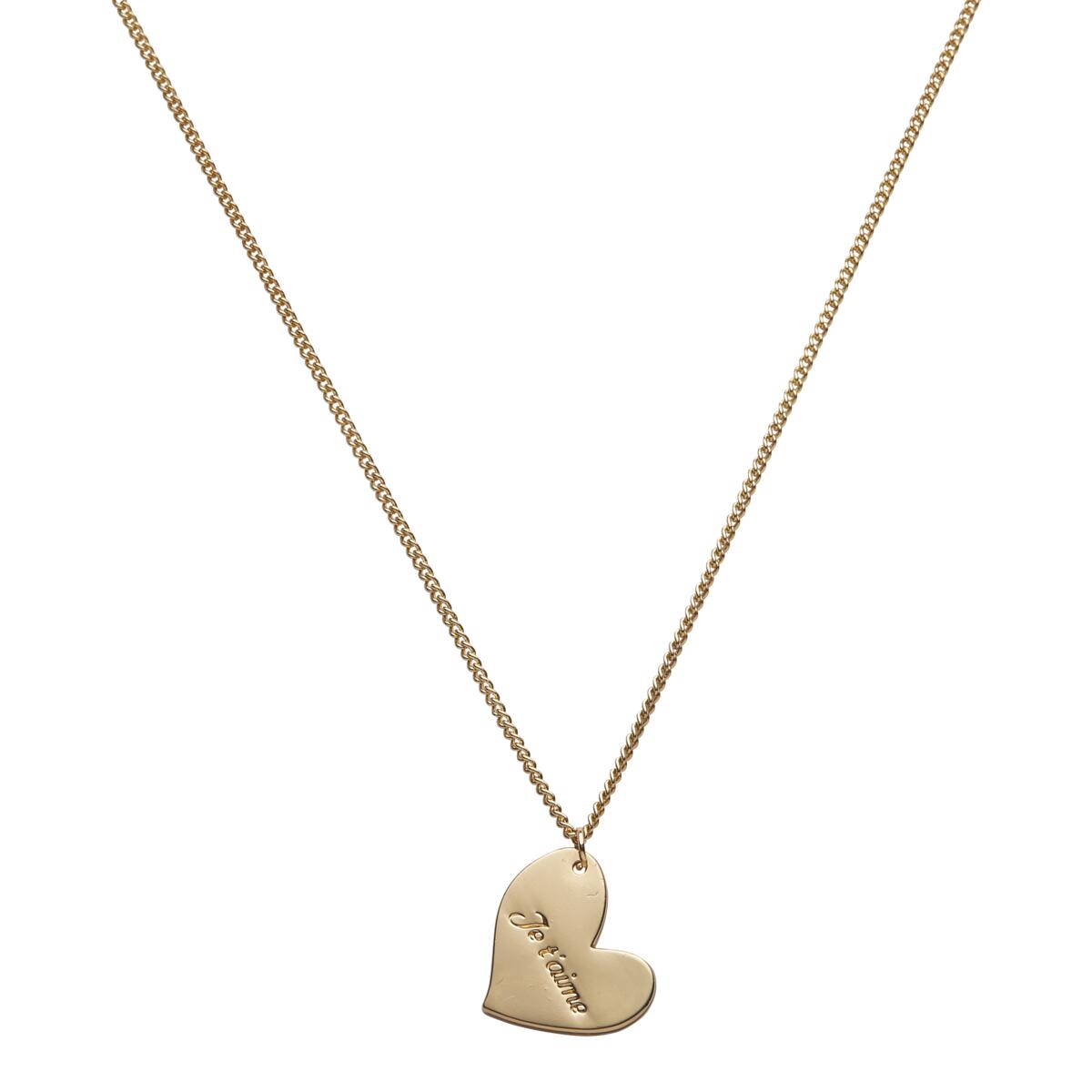 Collar con Simbolo JE T'AIME 2